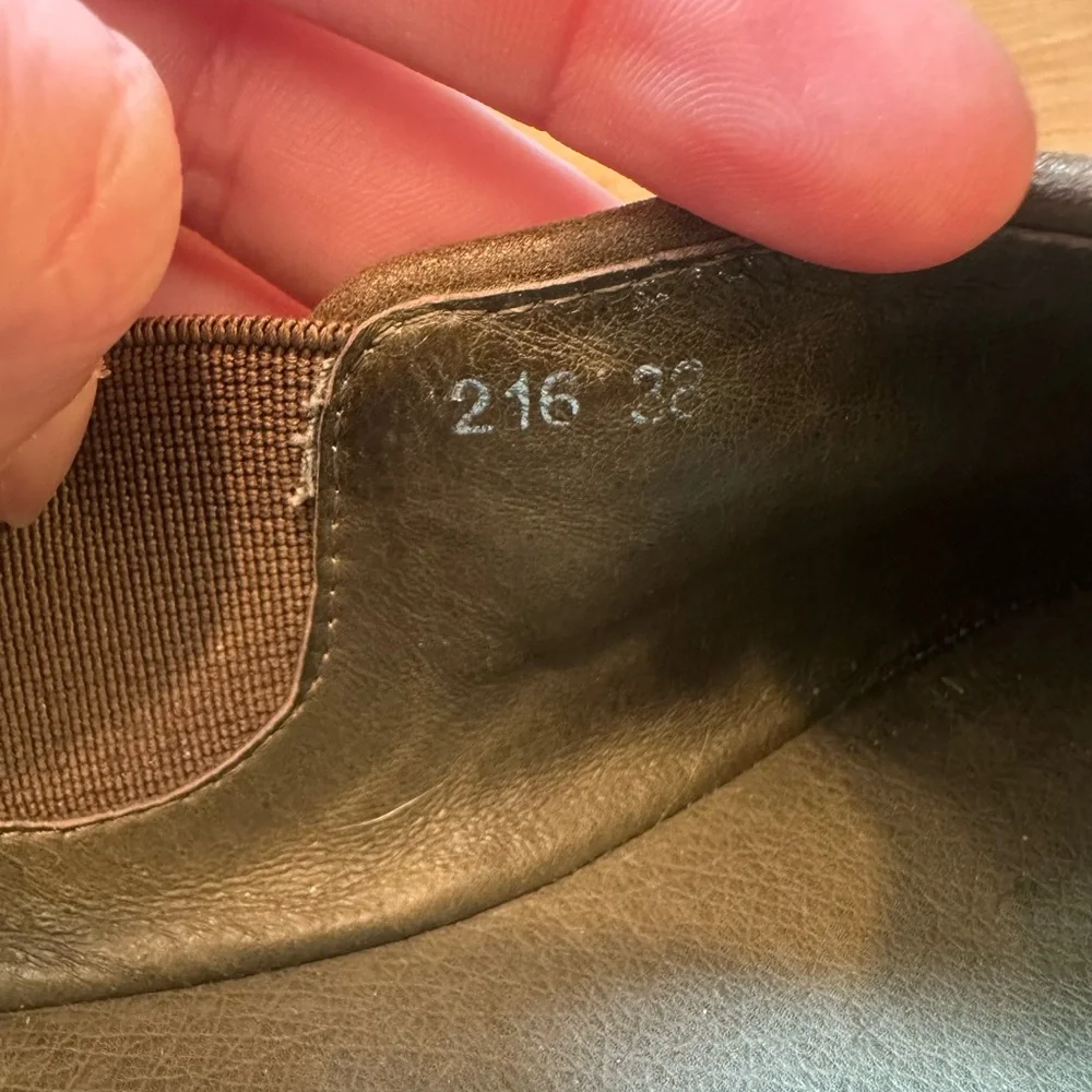 Antelope Leather Loafer Flats